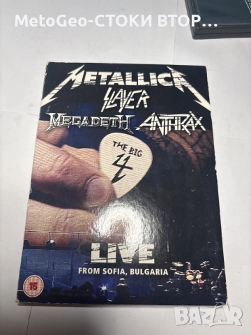 ДисковеMetallica Slayer Megadeth Anthrax sofia Bulgaria
