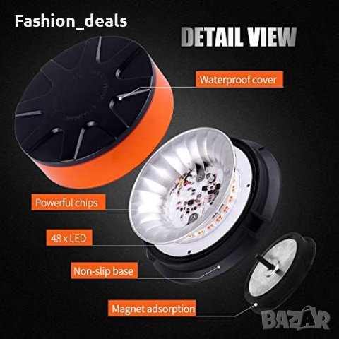 Нова Предупредителна светлина Авариен фар Мигащи светлини/Автомобили Колички, снимка 6 - Аксесоари и консумативи - 41572408