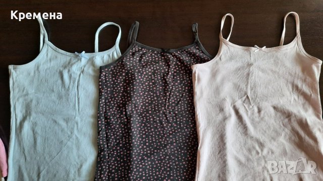 детски потничета за момиче, ръст 134/140см, 9 броя-16лв, снимка 13 - Детско бельо и бански  - 41657719