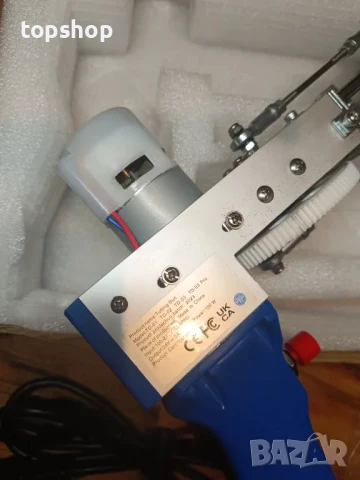 Перфектен пистолет за килими / електрически пистолет за тъфтинг / туфтинг, контрол на скоростта, син, снимка 11 - Гедорета - 50525553