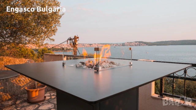 Модерна дизайнерска маса - Огнена маса Engasco Slava Low, снимка 7 - Маси - 53798826