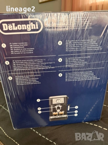 Кафемашина Delonghi Stilosa нова 15 bar, снимка 2 - Кафемашини - 53861534