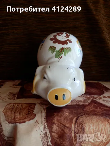 Порцеланова статуетка – касичка, снимка 2 - Антикварни и старинни предмети - 47445344