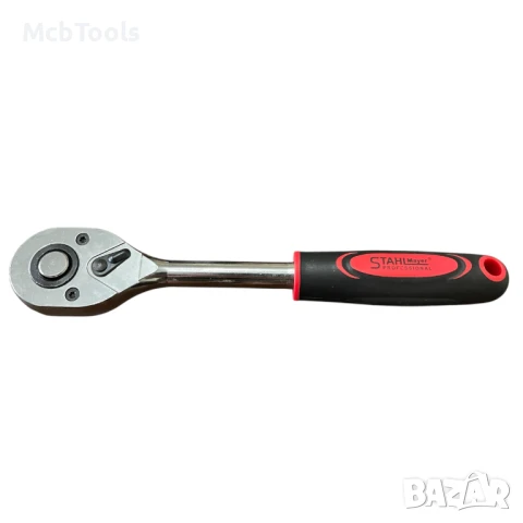 Тресчотка с вложки и удължител комплект 1/2” 12 части STAHLMAYER, снимка 5 - Други инструменти - 51293500