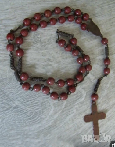 Стара молитвена броеница красота от бронз за вас, снимка 2 - Антикварни и старинни предмети - 51210635