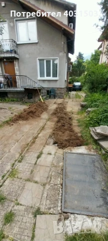 Вертикална планировка, подпорни стени, външни настилки в София, Перник и Югозападна България , снимка 7 - Ремонти на къщи - 49850885