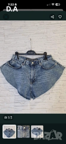 Wang  дънкови панталонки, снимка 6 - Къси панталони и бермуди - 37130202