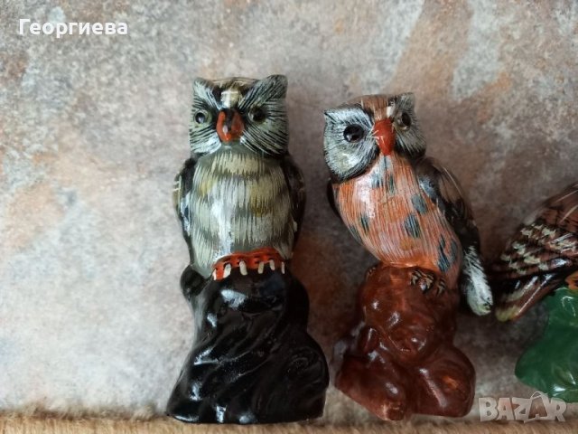 Четири керамични бухъла, снимка 7 - Колекции - 41842101