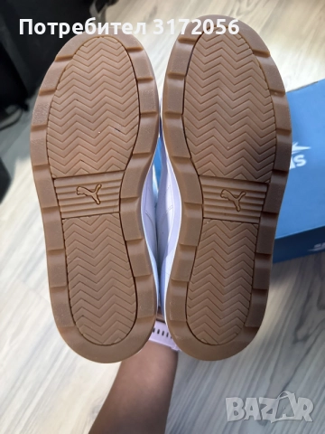 Бели дамски маратонки Puma 38-ми номер, снимка 6 - Маратонки - 56096670