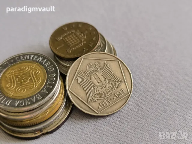 Mонета - Сирия - 5 паунда | 1996г., снимка 2 - Нумизматика и бонистика - 50352614