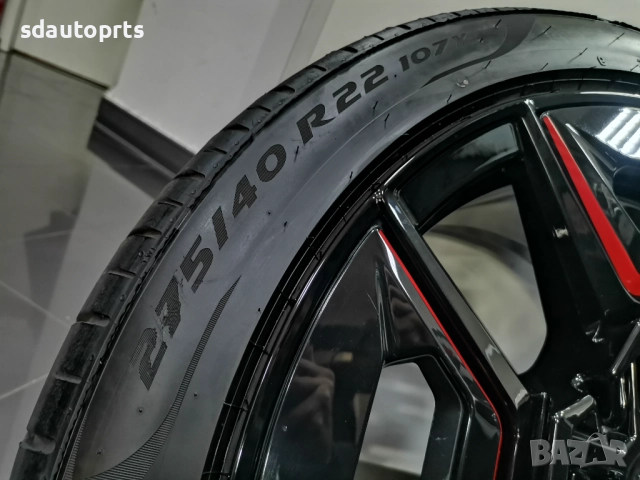 Като нови 22” Джанти BMW Style 922 M Red Label Гуми БМВ XM G09, снимка 15 - Гуми и джанти - 52088146