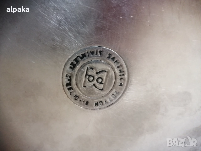 Продавам българска 9-литрова тенджера,алпака, дв.дъно - Хром Силистра, снимка 5 - Съдове за готвене - 51570844