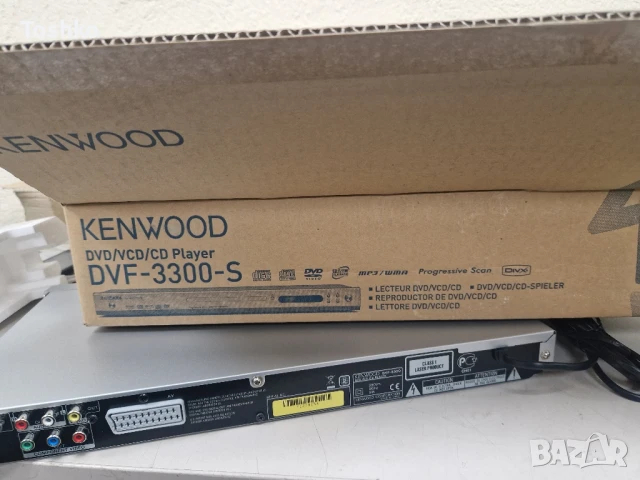 KENWOOD DVD/VCD/CD PLAYER DVF-3300-S ЧИСТО НОВ В КУТИЯ!!!!