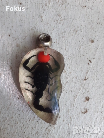 Медальон скорпион, снимка 2 - Антикварни и старинни предмети - 53424596