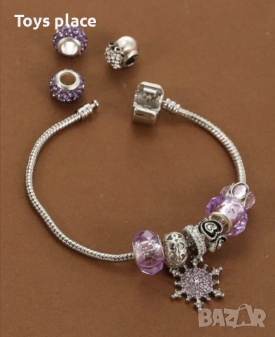 Гривна с Талисмани тип Пандора, снимка 3 - Гривни - 51061244