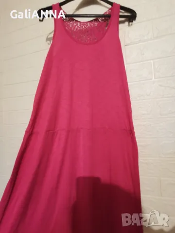 СТРАХОТНА ДЪЛГА РОКЛЯ ЕФЕКТЕН ГРЪБ 2XL, снимка 3 - Рокли - 48570841