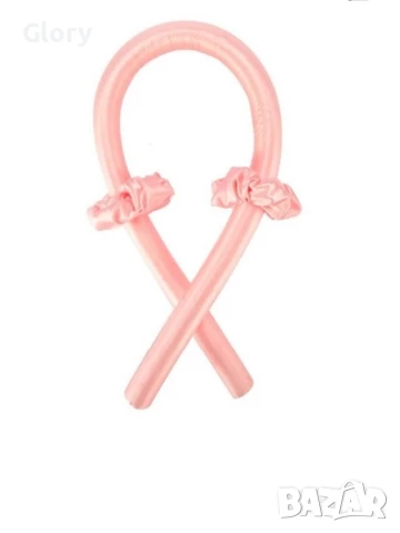 Голяма, стилна ролка за коса от коприна с два ластика , снимка 1