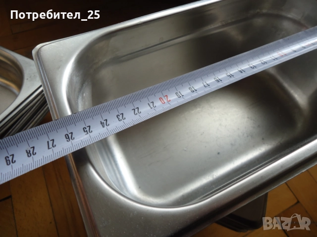 Неръждаеми тави за топла витрина, снимка 8 - Друго търговско оборудване - 52946189