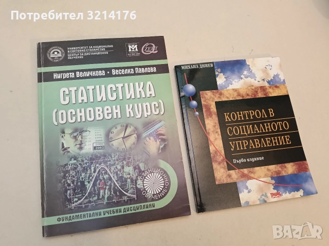 Контрол в социалното управление - Михаил Динев (Отлично състояние)