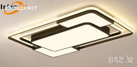 LED Димируем Плафон + дистанционно управление 120W, снимка 2 - Лед осветление - 49133062