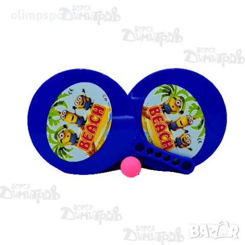 детска играчка Бийчбол с два броя пластмасови хилки с картинка и топче. _221226 ​, снимка 3 - Водни спортове - 41440901