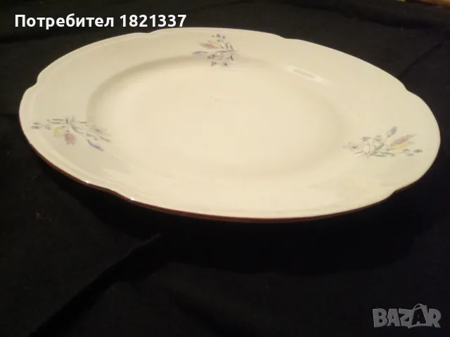 Голяма порцеланова чиния за торта , снимка 9 - Чинии - 47744116
