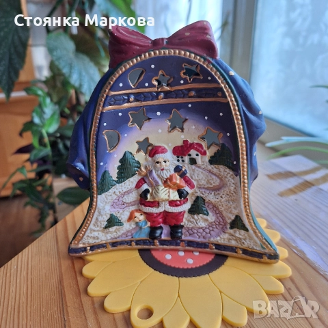 Коледен свещник-камбана, снимка 2 - Коледни подаръци - 52636999