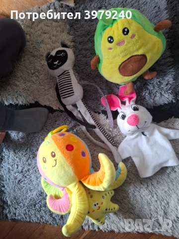 Сет от плюшени играчки едната е музикална, снимка 3 - Други - 53123983
