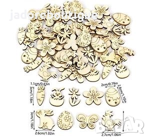 10 бр/к-кт Дървени фигурки различни видове, снимка 2 - Други - 41224671