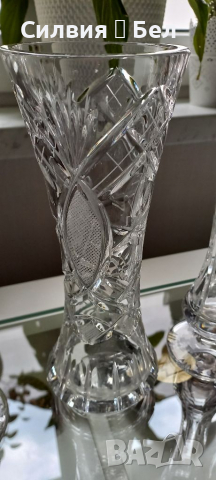 Ретро кристални вази🌹 различни цени, снимка 7 - Вази - 36212786