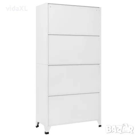 vidaXL Заключващ се шкаф с 12 отделения, 90x45x180 см, снимка 4 - Шкафове - 56146410