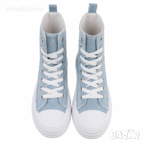 Дамски високи кецове, 3цвята , снимка 11 - Кецове - 53523806