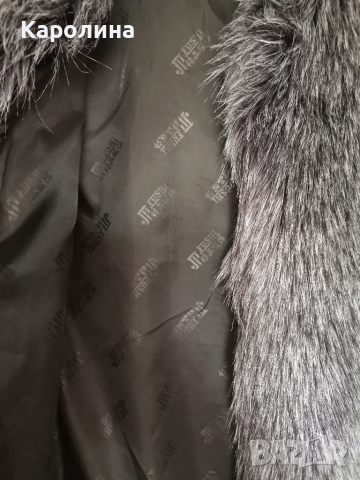 Дамски елек с косъм, снимка 5 - Елеци - 36297013