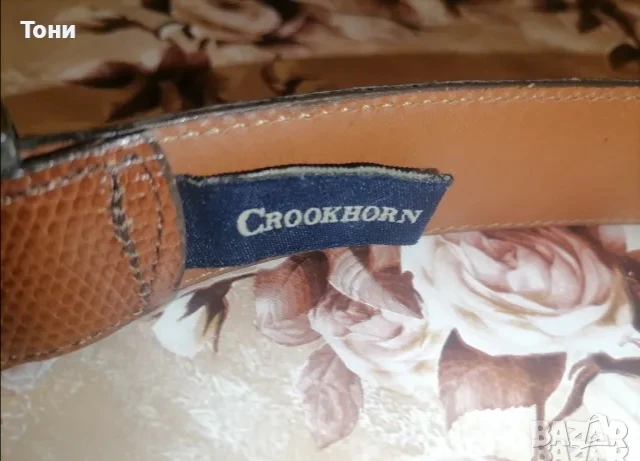 GROOKHORN Оригинал Нов Мъжки Колан от Естествена Кожа 110см. , снимка 5 - Колани - 50954210