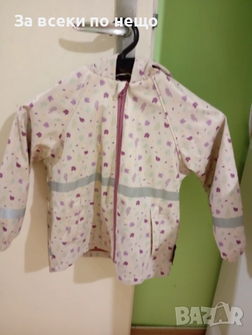 Есенно пролетно яке за дъжд за момиче размер 98-104