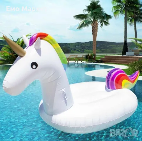 Плувайте с комфорт и стил с нашите надуваеми шезлонги-Фламинго, Еднорог или Лебед, снимка 7 - Водни спортове - 49407106