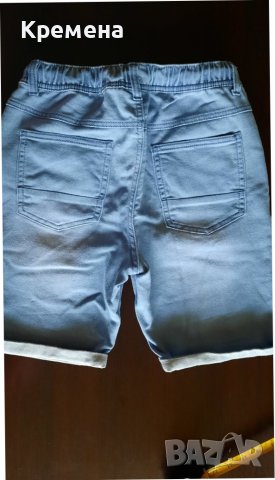 къси дънкови панталонки за момче, ръст 152см, 11/12г, снимка 7 - Детски къси панталони - 41657875