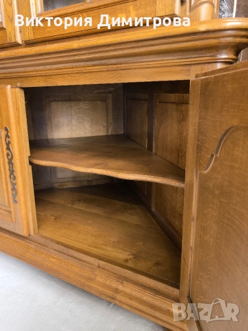 Ъглова витрина Антик , снимка 12 - Секции и витрини - 53611495