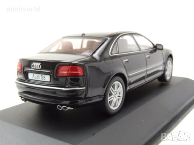 Audi S8 D3 2010 - мащаб 1:43 на SOLIDO моделът е нов в PVC дисплей-кейс, снимка 2 - Колекции - 42267996