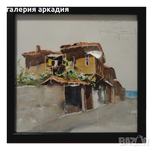 Красиви морски пейзажи на съвременните български художници Димитър Каратонев и Анатоли Панагонов, снимка 3 - Картини - 53298671