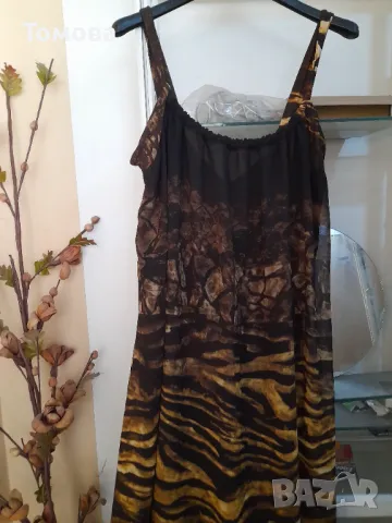 Дълга елегантна рокля roberto cavalli - № ХЛ, снимка 7 - Рокли - 50390273