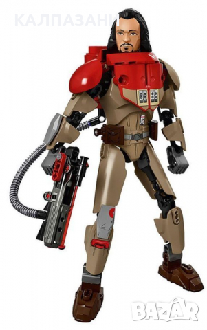 Сглобяема фигура Lego Star Wars - Baze Malbus 75525, снимка 3 - Конструктори - 36157491