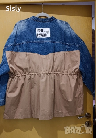 Уникално дънкови яке, снимка 4 - Якета - 53269541