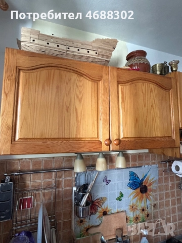 Кухненски шкафове от дърво комплект, снимка 2 - Шкафове - 52857595