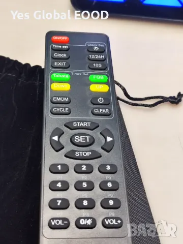 Gym Timer 15" Голям LED Цифров Стенен Часовник, Интервален Таймер със Стопер, Отброяване, Регулируем, снимка 8 - Спортна екипировка - 48475978