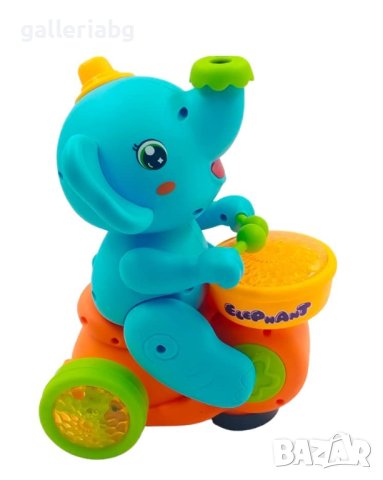 Музикална и светеща играчка на слон, снимка 3 - Музикални играчки - 41688552
