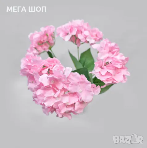 Луксозни букети от изкуствени хортензии – елегантна украса без грижи, снимка 7 - Изкуствени цветя - 50346536