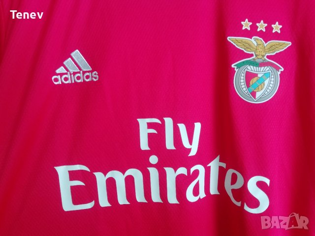 Benfica Lisbon 2019/2020 Adidas Нова Оригинална Тениска Фланелка размер L Бенфика , снимка 3 - Тениски - 41901585