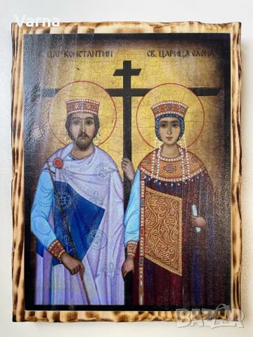 Икона върху застарено дърво, снимка 2 - Икони - 49095799