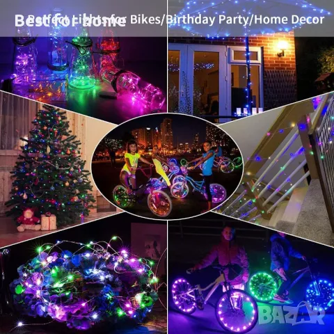  LED Светлини за велосипеди, многоцветни  OEM, снимка 3 - Аксесоари за велосипеди - 50126232